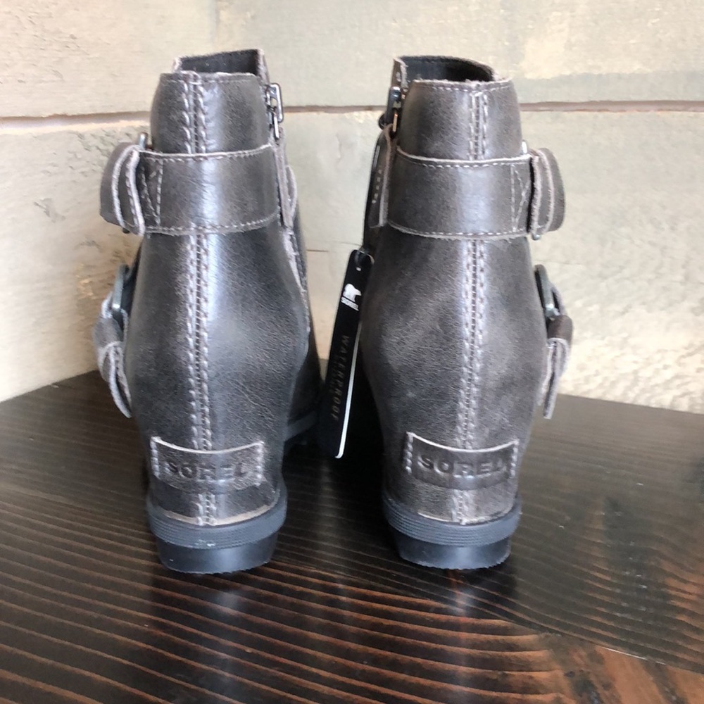 NWT Sorel Joan of Arctic Wedge 2 Buckle Bootie - Picture 6 of 14
